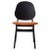 Noble Chair in Black Lacquered Beech and Rusty Rose by Warm Nordic For Sale - Image 6 of 6