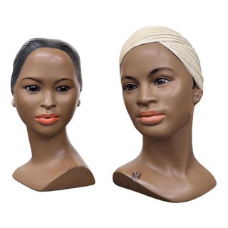 Marwal Busts, 1950s, Set of 2 For Sale