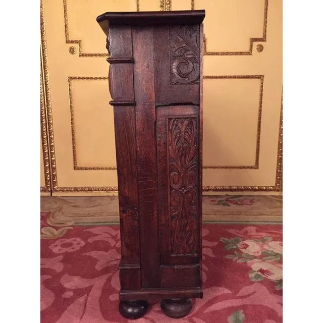 Brown 19th Century Neo Renaissance Cabinet in Oak, 1870s For Sale - Image 8 of 11