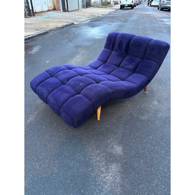1970s Adrian Pearsall Style Wave Lounge/ Chaise For Sale - Image 10 of 11