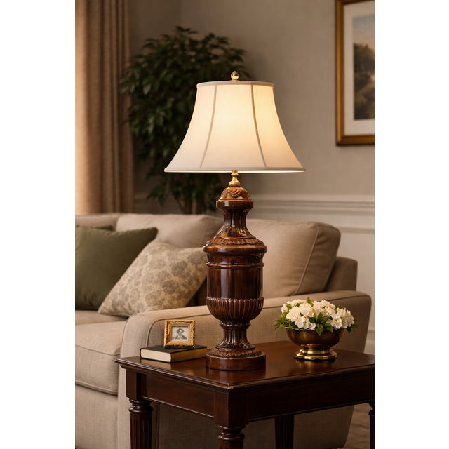 Vintage Ceramic Table Lamps from Manises, 1940s For Sale - Image 3 of 7
