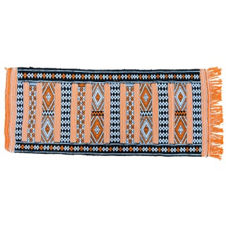 Late 20th Century Moroccan Runner, 4'6'' X 1'10'' For Sale