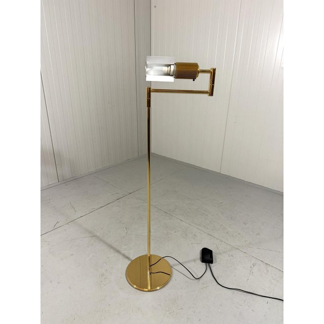 Brass Haloprofil 878HR Floor Lamp by Viktor Frauenknecht for Swisslamps International, 1970s For Sale - Image 6 of 18