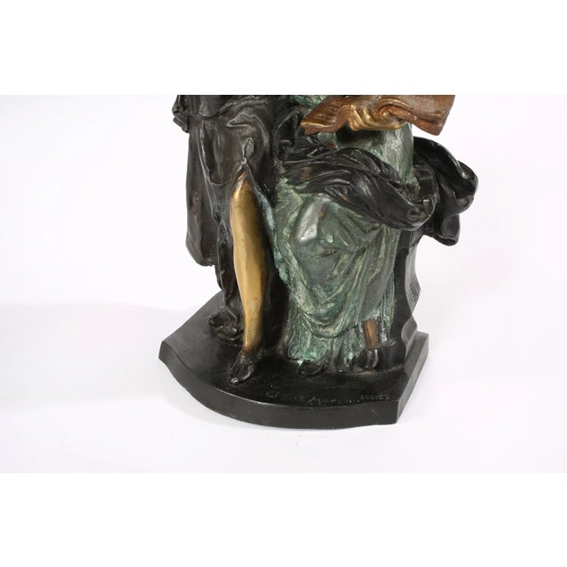 Metal Bronze Decorative Sculpture Female Beauties For Sale - Image 7 of 10