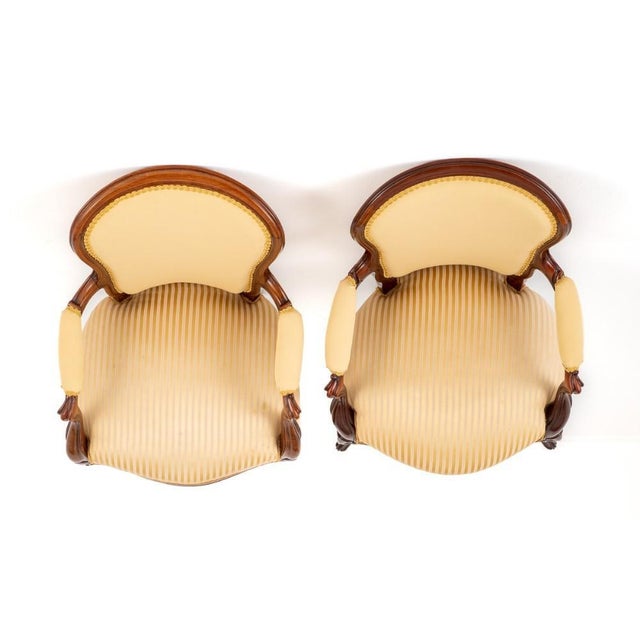 Set of Victorian Armchairs, 1870s For Sale - Image 6 of 7