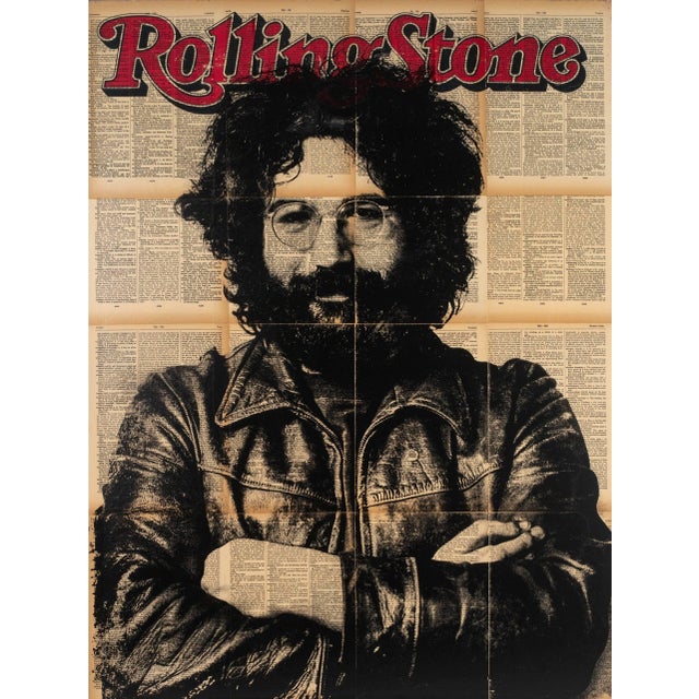 Figurative Jerry Garcia Portrait Painting by Dane Shue For Sale - Image 3 of 3