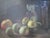 1930s Wladimir Linde Still Life Fruits Oil on Board Signed Dated Original Frame For Sale - Image 4 of 9