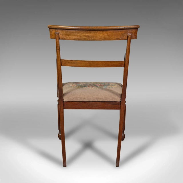 1800s Antique Georgian English Elbow Chair For Sale - Image 6 of 13