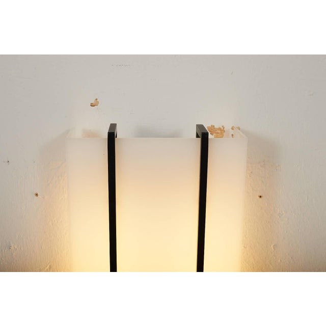 Wall Lamps with Metal Holder and Black Metal Trim, Set of 2 For Sale - Image 9 of 16
