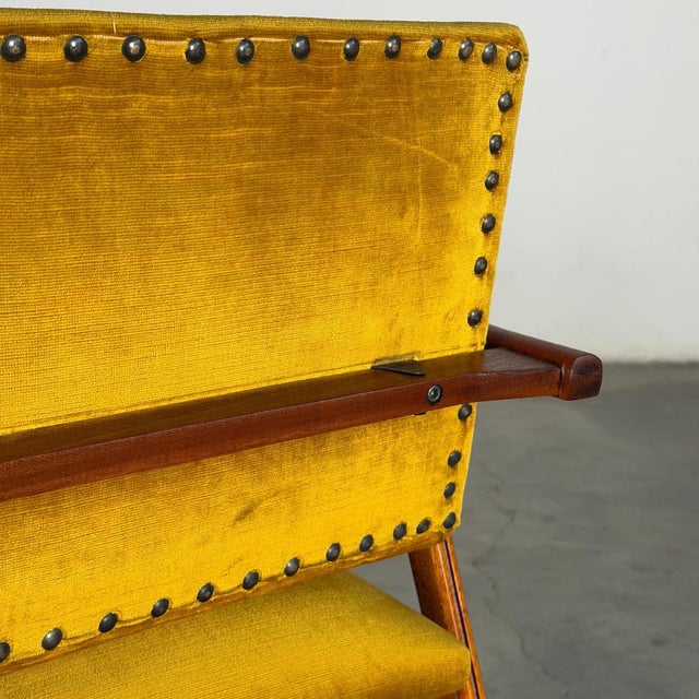 Velvet Armchairs by Franco Albini for Poggi, 1960s, Set of 2 For Sale - Image 14 of 18