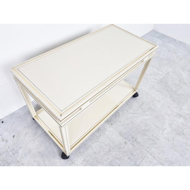 Metal Vintage Trolley from Pierre Vandel, 1980s For Sale - Image 7 of 11