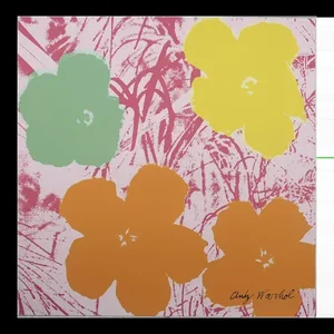 1986 Carnegie Museum of Art Andy Warhol Flowers 70 Lithograph
