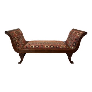 Mid 20th Century Vintage Kilim Chaise Lounge For Sale