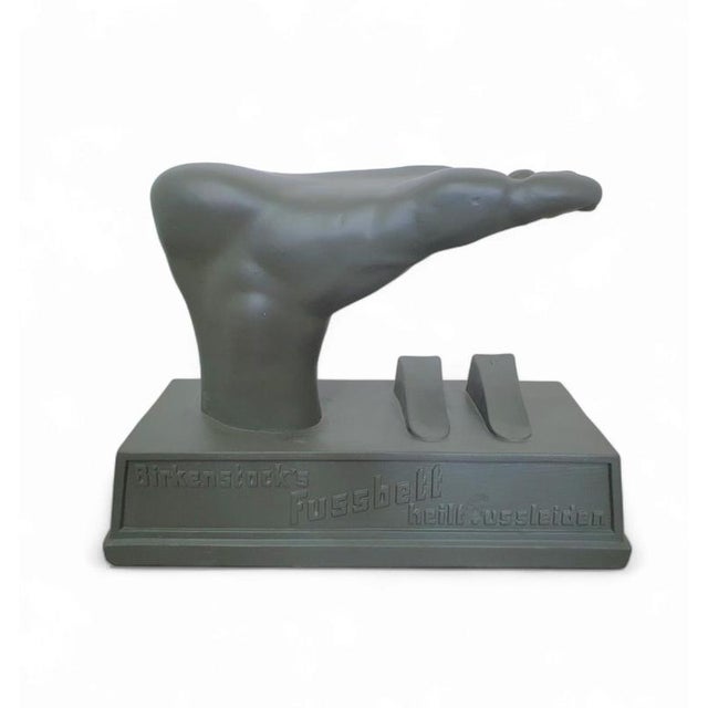 Gray Vintage Epoxy Advertising Piece for Birkenstock, 1970s For Sale - Image 8 of 13