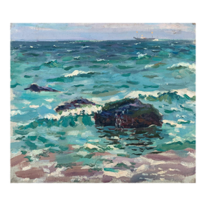 Original Seascape Oil Painting, Ukrainian Artist, 1961 39-45