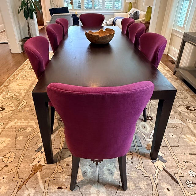 Room and Board Timbre Dining Table Designed by Maria Yee, the clean lined silhouette features narrow tapered legs are at...