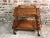 Vintage Oak Veneer Serving Cart, 1970s For Sale - Image 6 of 9