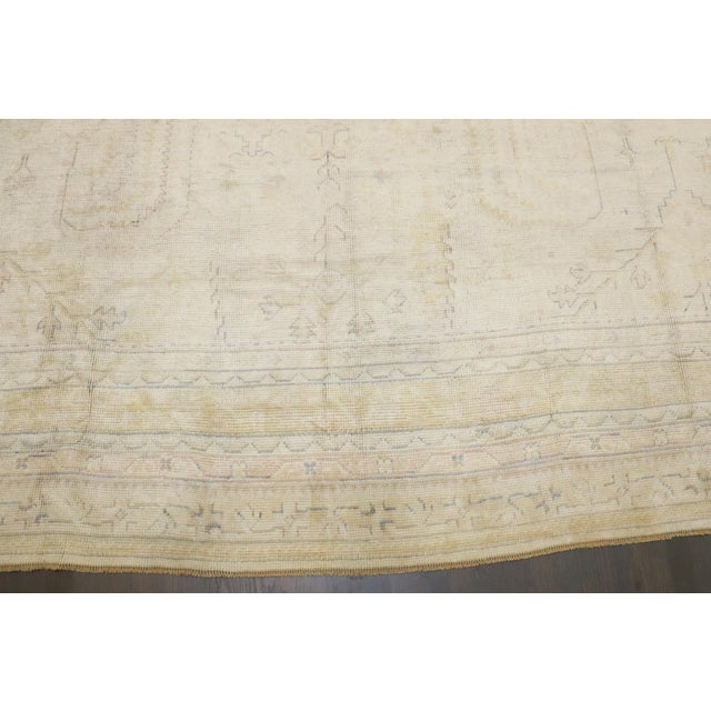 Antique Zabihi Collection Oversize Square Turkish Oushak Rug For Sale - Image 11 of 11