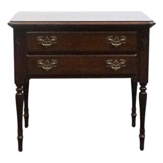 Ethan Allen Georgian Court Collection Solid Cherry Traditional Style 28" Nightstand 11-5206 For Sale