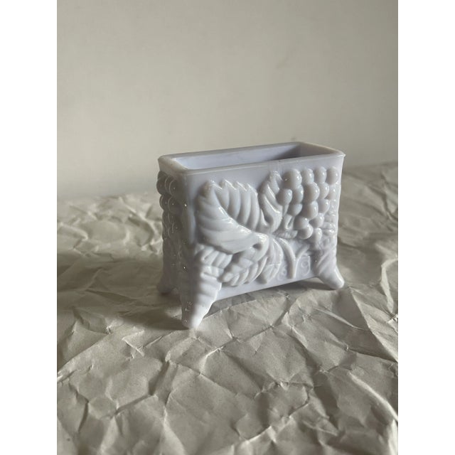 Early 20th Century Mid 20th Century Grape Glass Card Holder For Sale - Image 5 of 8