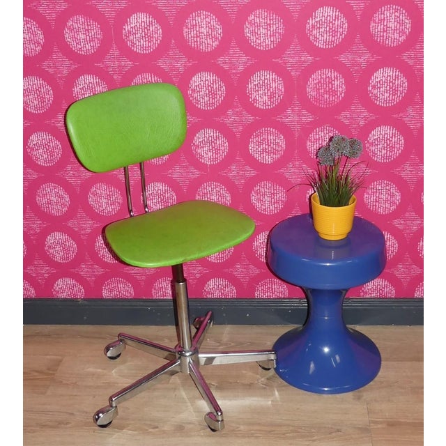 Vintage Bathroom Stool by Emsa Blau, 1970s For Sale - Image 10 of 11