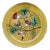 French Majolica Morning Glory Plate Luneville, Circa 1880 For Sale