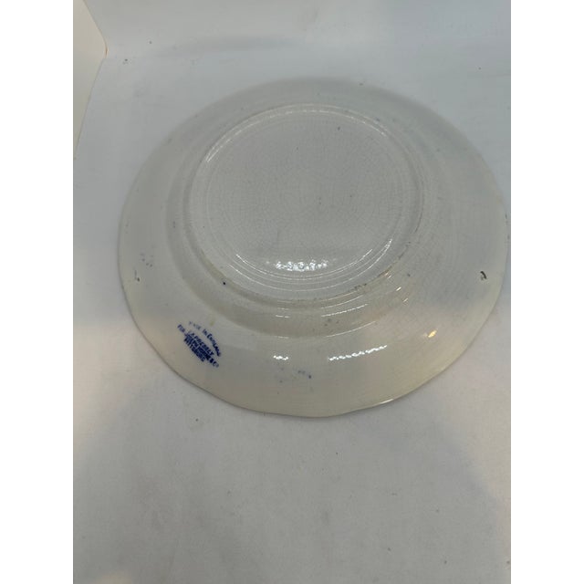 English chinoiserie serving plate. Made in England expressly for Joseph Morne & Company Pittsburgh and stamped on the...