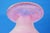 20th Century Blown Pink Glass Vase Bottle Worked with Acid from the Cenedese Glassworks, Italy, 1950s For Sale - Image 16 of 18