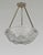 MULLER FRERES A beautiful French 1925-1930 art deco pendant in nickel plated solid brass or bronze holding a nice bowl by...