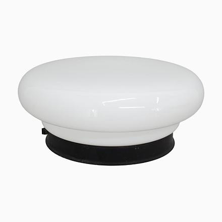 Glass Flushmount Light, Czechoslovakia, 1970s For Sale - Image 12 of 12