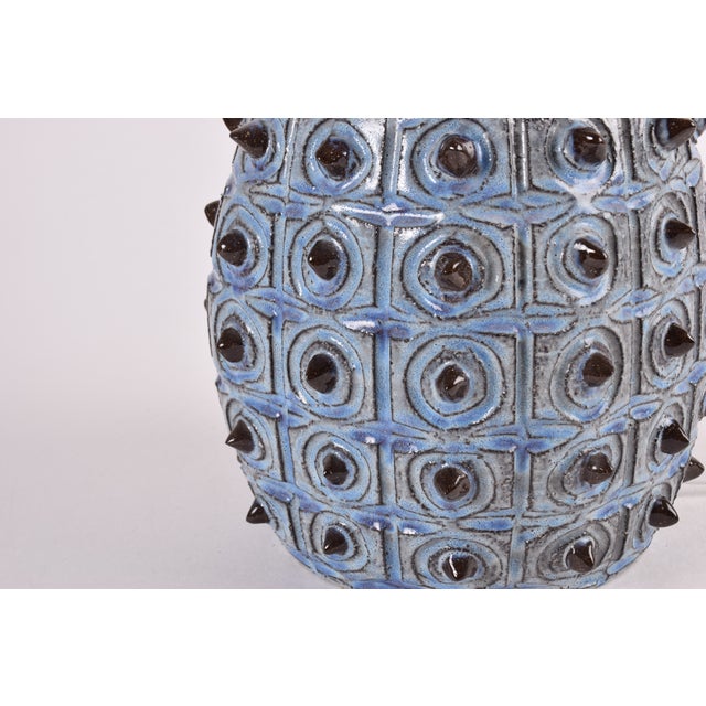 1970s Danish Tall Sculptural Table Lamp by Jette Hellerøe for Axella, 1970s For Sale - Image 5 of 14