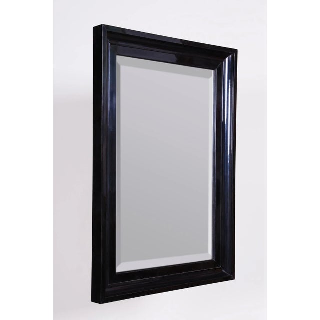 Empire Wall Mirror in Lacquered Pearwood, Austria, 1820s For Sale - Image 4 of 6