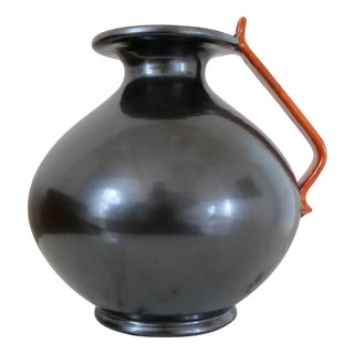 Art Deco Ceramic Globe Vase from Upsala Ekeby, Sweden, 1930s For Sale