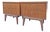 Mid Century Modern Vintage Pair Nightstands or Side End Tables in Albert Parvin Style Design For Sale