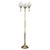 Vintage Czechoslovak Floor Lamp in Brass with Milky Glass Shades, 1970s For Sale - Image 13 of 13