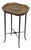 Victorian Papier Mache Tray Top Faux Bamboo Table For Sale
