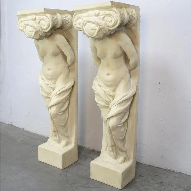 Belgian Art Deco Caryatids by Artus Guerin, Set of 2 For Sale - Image 9 of 12