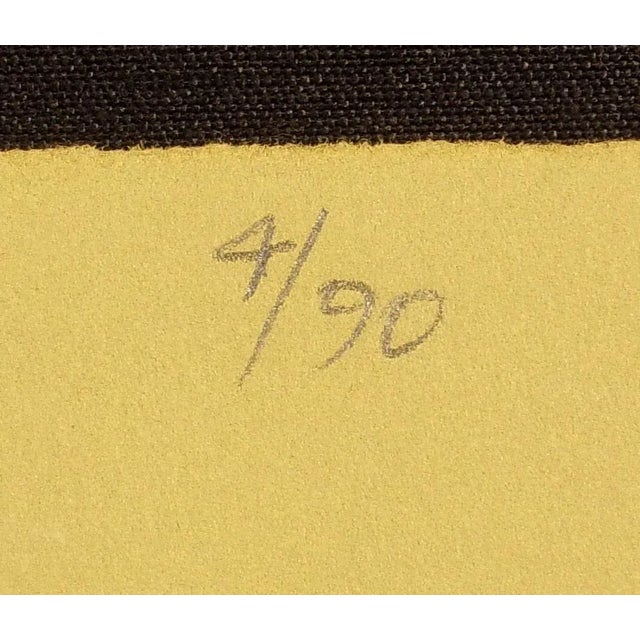 1970s John Ross "Bryce Fantasy" Signed Numbered Collagraph Art Utah Landscape Diptych - 2 Pieces For Sale - Image 4 of 8