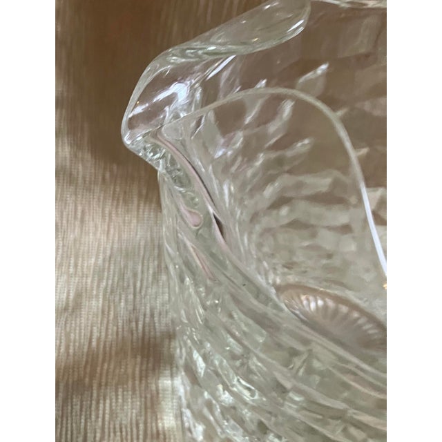 Dorothy Thorpe 1950s Waterford Pitcher & 8 Silver Rimmed Glasses For Sale - Image 4 of 7