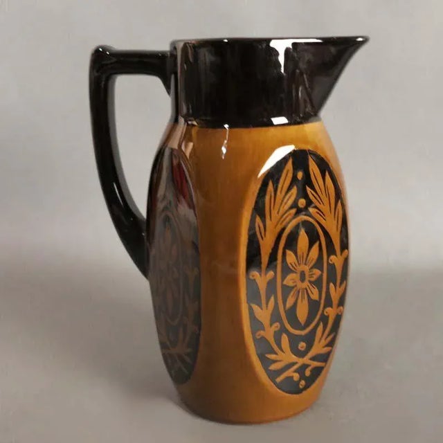 Antique Art Nouveau Ceramic Chocolate Pot For Sale - Image 4 of 9