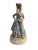 Polychrome Ceramic Figurine of Lady with Umbrella, 20th Century For Sale - Image 9 of 9