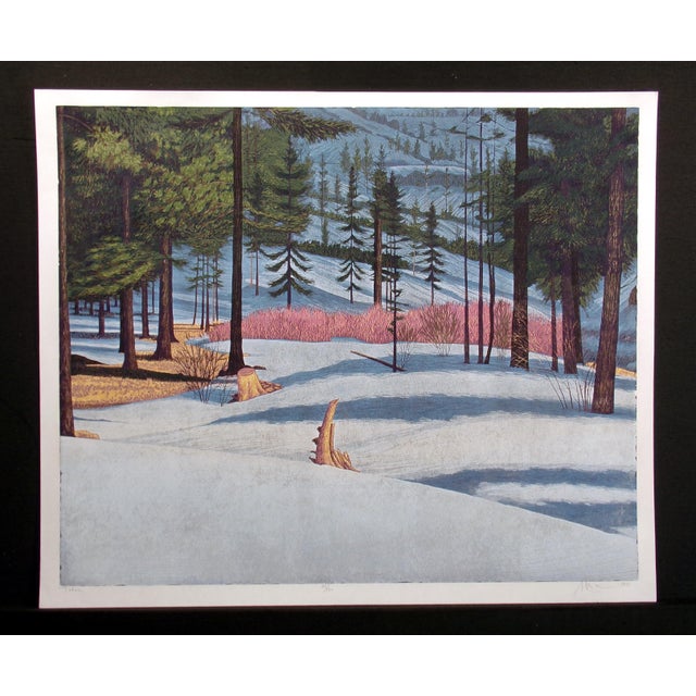 "Tahoe" by Gordon Mortensen Hand signed, titled, dated and numbered by the artist in pencil Limited Edition Reduction...