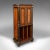 This is an antique gentleman's folio cabinet. An English, bird's eye maple and burr walnut decorative cupboard, dating to...