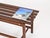Wood Mid-Century Modern Bench in Teak Wood and Brass, Italy, 1960s For Sale - Image 7 of 11