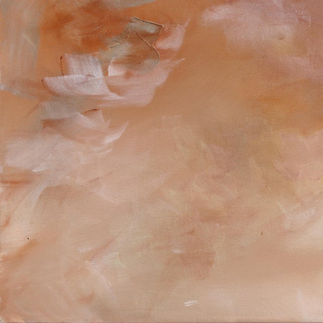 Desert Awakenings - Large Neutral Abstract Landscape Acrylic Painting on Canvas by Ve Boisvert For Sale In Los Angeles - Image 6 of 9