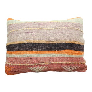 Turkish Kilim Decorative Pillow Cover - 13"x18.5" For Sale