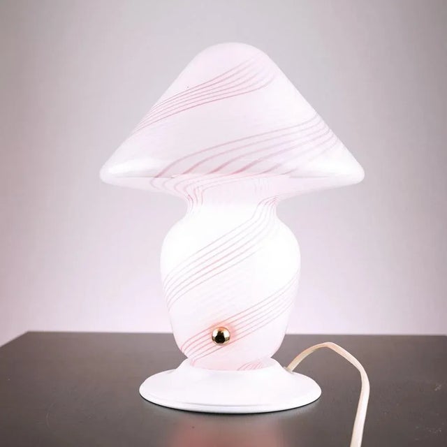 Vintage Glass Table Lamps, Set of 2 For Sale - Image 6 of 6