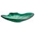Mid-Century Modern Murano Glass Bowl in Green and White Lattimo, Italy, 1960s For Sale - Image 11 of 11