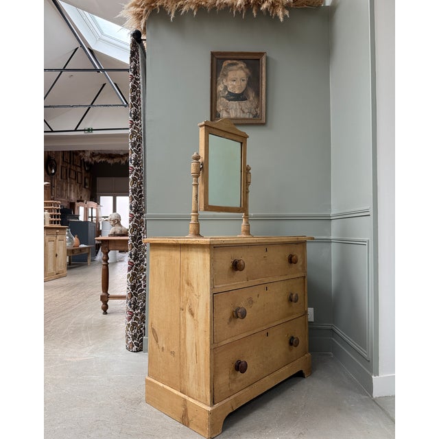 English Pine Dressing Table, 1890s For Sale - Image 4 of 15