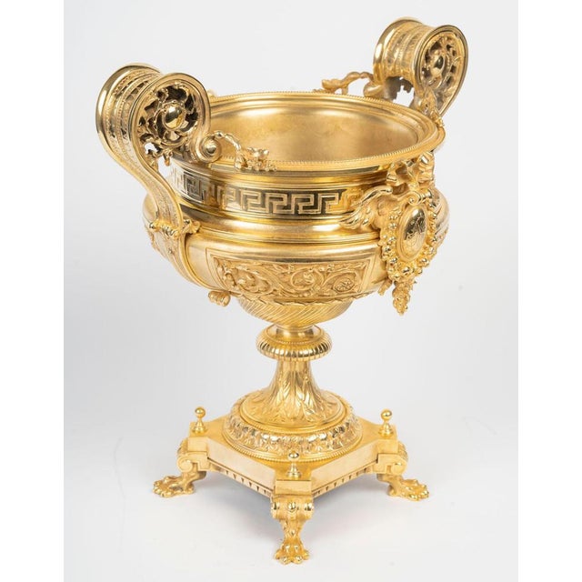 Antique Gilt Bronze Bowl, 1890s For Sale - Image 6 of 9